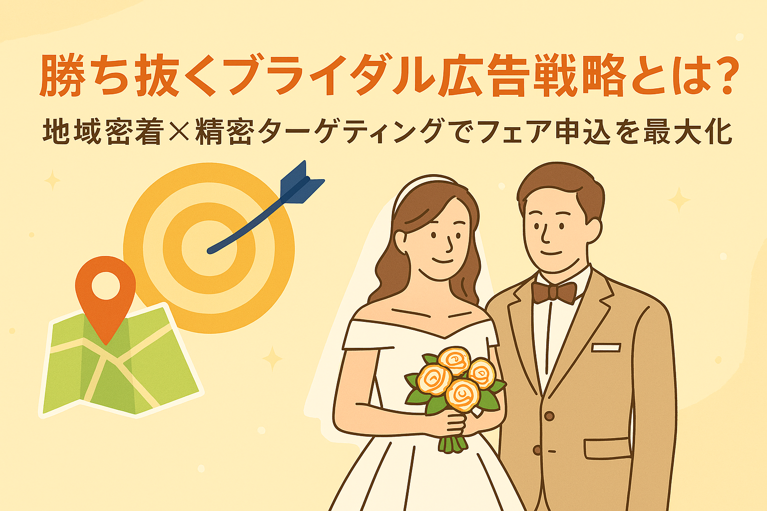 勝ち抜くブライダル広告戦略とは？地域密着×精密ターゲティングでフェア申込を最大化